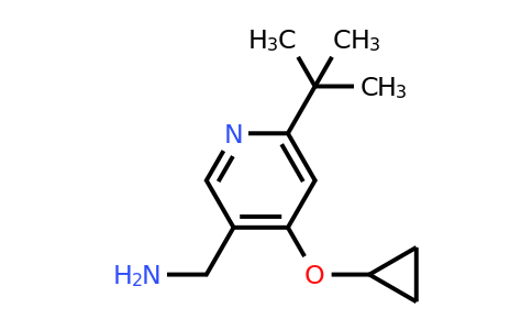 CAS 1243354-01-9 | (6-Tert-butyl-4-cyclopropoxypyridin-3-YL)methanamine