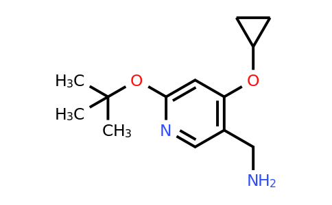 CAS 1243354-03-1 | (6-Tert-butoxy-4-cyclopropoxypyridin-3-YL)methanamine