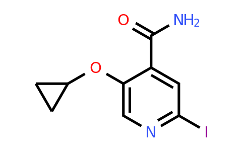 CAS 1243354-11-1 | 5-Cyclopropoxy-2-iodoisonicotinamide