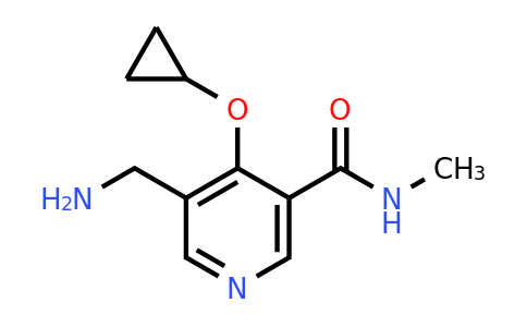 CAS 1243354-12-2 | 5-(Aminomethyl)-4-cyclopropoxy-N-methylnicotinamide