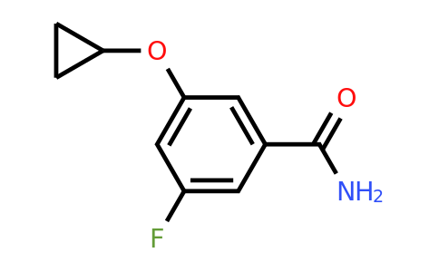 3-Cyclopropoxy-5-fluorobenzamide
