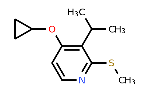 CAS 1243354-15-5 | 4-Cyclopropoxy-3-isopropyl-2-(methylthio)pyridine