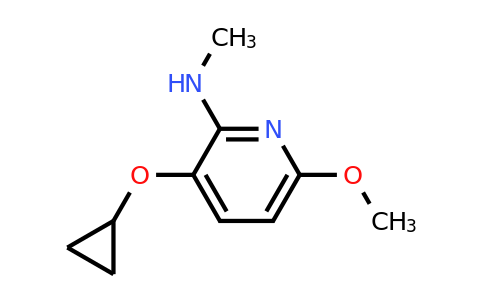 CAS 1243354-16-6 | 3-Cyclopropoxy-6-methoxy-N-methylpyridin-2-amine