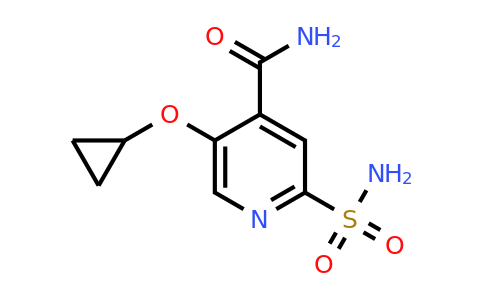 CAS 1243354-17-7 | 5-Cyclopropoxy-2-sulfamoylisonicotinamide