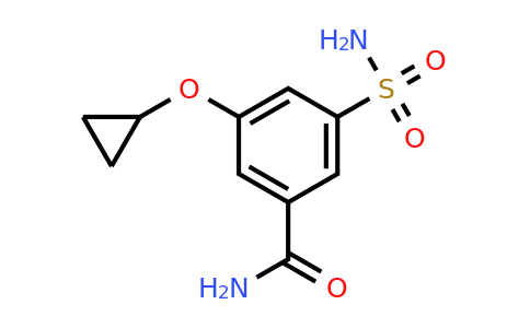 CAS 1243354-21-3 | 3-Cyclopropoxy-5-sulfamoylbenzamide