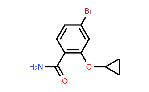 CAS 1243354-26-8 | 4-Bromo-2-cyclopropoxybenzamide