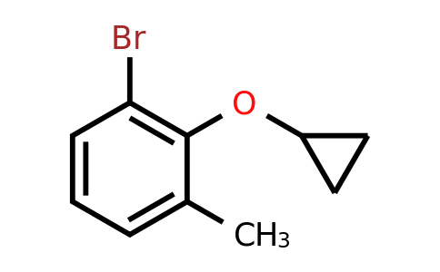 CAS 1243354-29-1 | 1-Bromo-2-cyclopropoxy-3-methylbenzene