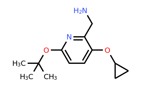 CAS 1243354-31-5 | (6-Tert-butoxy-3-cyclopropoxypyridin-2-YL)methanamine
