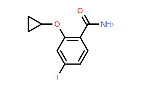 2-Cyclopropoxy-4-iodobenzamide