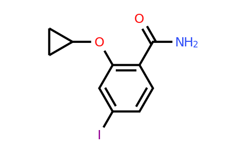 CAS 1243354-33-7 | 2-Cyclopropoxy-4-iodobenzamide