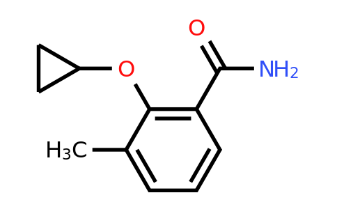 CAS 1243354-34-8 | 2-Cyclopropoxy-3-methylbenzamide