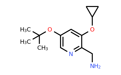 CAS 1243354-38-2 | (5-Tert-butoxy-3-cyclopropoxypyridin-2-YL)methanamine