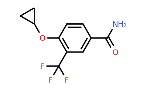 CAS 1243354-39-3 | 4-Cyclopropoxy-3-(trifluoromethyl)benzamide