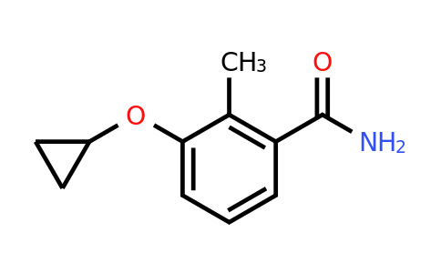 CAS 1243354-40-6 | 3-Cyclopropoxy-2-methylbenzamide