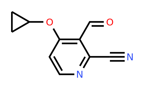 CAS 1243354-42-8 | 4-Cyclopropoxy-3-formylpicolinonitrile
