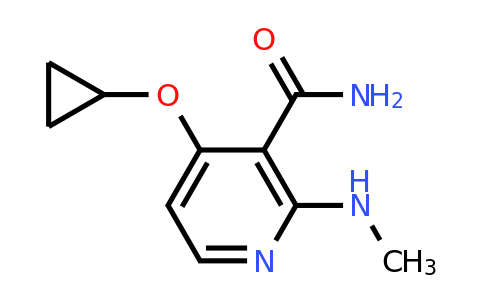 CAS 1243354-43-9 | 4-Cyclopropoxy-2-(methylamino)nicotinamide