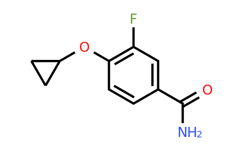 CAS 1243354-44-0 | 4-Cyclopropoxy-3-fluorobenzamide