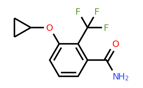 CAS 1243354-45-1 | 3-Cyclopropoxy-2-(trifluoromethyl)benzamide