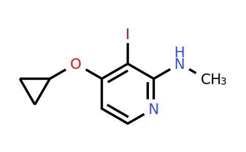CAS 1243354-47-3 | 4-Cyclopropoxy-3-iodo-N-methylpyridin-2-amine
