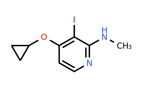 4-Cyclopropoxy-3-iodo-N-methylpyridin-2-amine