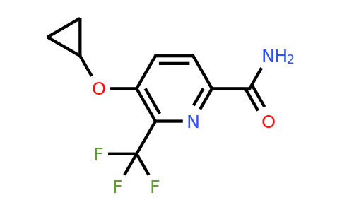 CAS 1243354-49-5 | 5-Cyclopropoxy-6-(trifluoromethyl)picolinamide