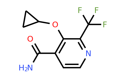 CAS 1243354-50-8 | 3-Cyclopropoxy-2-(trifluoromethyl)isonicotinamide