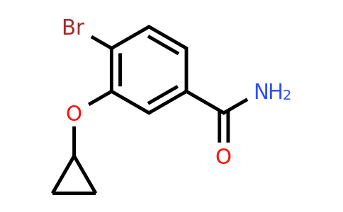 CAS 1243354-52-0 | 4-Bromo-3-cyclopropoxybenzamide
