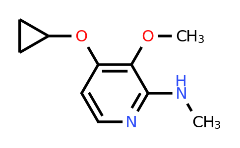 CAS 1243354-54-2 | 4-Cyclopropoxy-3-methoxy-N-methylpyridin-2-amine