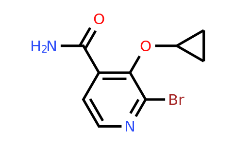 CAS 1243354-55-3 | 2-Bromo-3-cyclopropoxyisonicotinamide