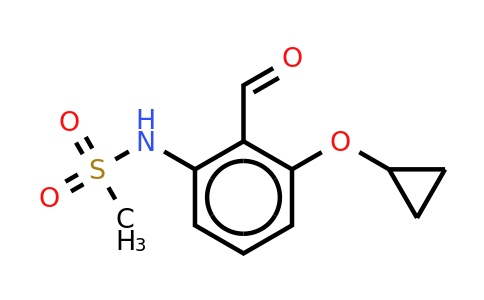 CAS 1243354-58-6 | N-(3-cyclopropoxy-2-formylphenyl)methanesulfonamide