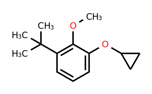CAS 1243354-61-1 | 1-Tert-butyl-3-cyclopropoxy-2-methoxybenzene