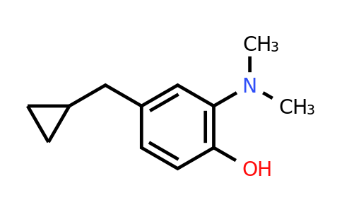 CAS 1243354-78-0 | 4-(Cyclopropylmethyl)-2-(dimethylamino)phenol