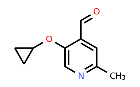 CAS 1243354-84-8 | 5-Cyclopropoxy-2-methylisonicotinaldehyde