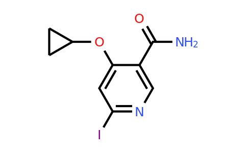 CAS 1243354-85-9 | 4-Cyclopropoxy-6-iodonicotinamide