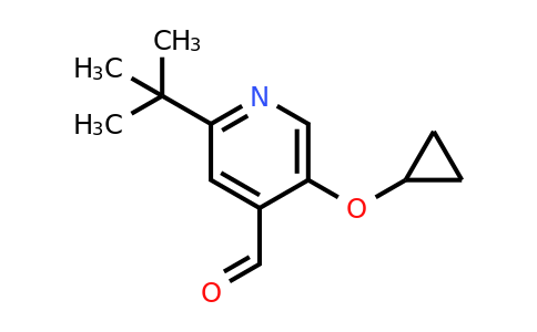 CAS 1243354-87-1 | 2-Tert-butyl-5-cyclopropoxyisonicotinaldehyde