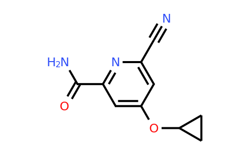CAS 1243354-89-3 | 6-Cyano-4-cyclopropoxypicolinamide
