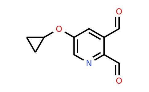 CAS 1243354-91-7 | 5-Cyclopropoxypyridine-2,3-dicarbaldehyde
