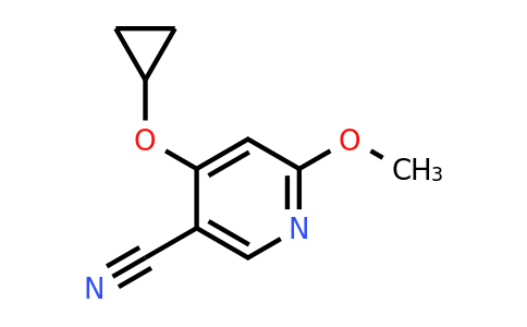 CAS 1243354-92-8 | 4-Cyclopropoxy-6-methoxynicotinonitrile