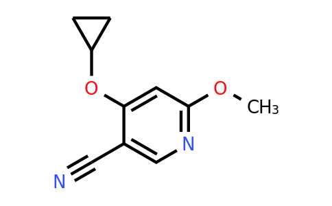 4-Cyclopropoxy-6-methoxynicotinonitrile