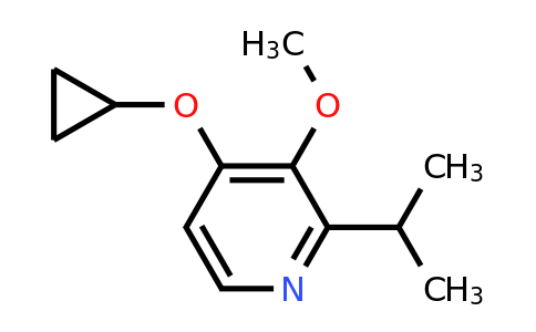 CAS 1243354-95-1 | 4-Cyclopropoxy-2-isopropyl-3-methoxypyridine