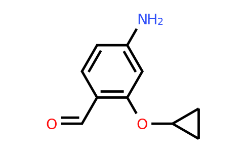 CAS 1243354-98-4 | 4-Amino-2-cyclopropoxybenzaldehyde