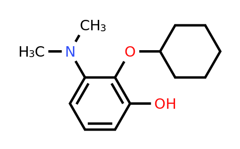 CAS 1243355-03-4 | 2-(Cyclohexyloxy)-3-(dimethylamino)phenol