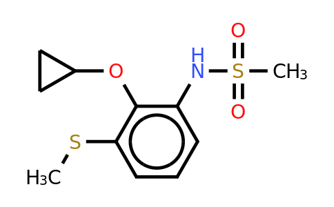CAS 1243355-10-3 | N-(2-cyclopropoxy-3-(methylthio)phenyl)methanesulfonamide