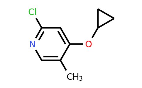 CAS 1243355-11-4 | 2-Chloro-4-cyclopropoxy-5-methylpyridine