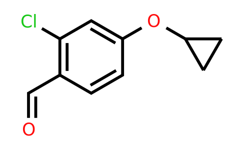 CAS 1243355-16-9 | 2-Chloro-4-cyclopropoxybenzaldehyde