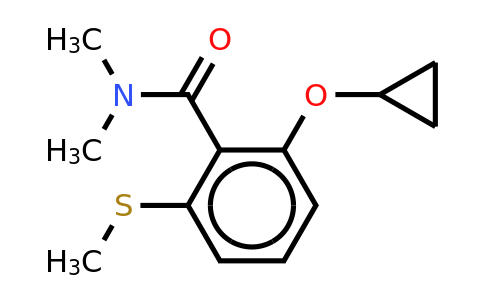 CAS 1243355-19-2 | 2-Cyclopropoxy-N,n-dimethyl-6-(methylthio)benzamide