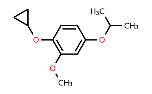 CAS 1243355-20-5 | 1-Cyclopropoxy-4-isopropoxy-2-methoxybenzene