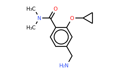 CAS 1243355-21-6 | 4-(Aminomethyl)-2-cyclopropoxy-N,n-dimethylbenzamide