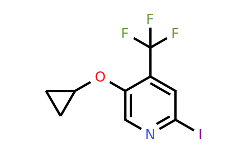 CAS 1243355-22-7 | 5-Cyclopropoxy-2-iodo-4-(trifluoromethyl)pyridine