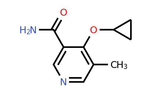 CAS 1243355-23-8 | 4-Cyclopropoxy-5-methylnicotinamide